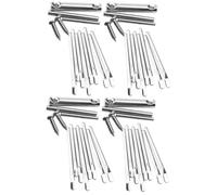 SHOWERORO 4 Sets Diy 8-note Fingertip Piano Symmetry Thumb Piano Portable 8-tone Music Instrument Diy Kalimba Perfect for Beginners