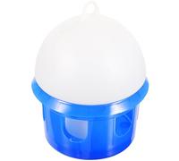 SHOWERORO 4l Pigeon Water Dispenser Automatic Bird Waterer for Pigeons and Doves Blue Plastic Self Drinker Suitable for Outdoor and Indoor Use