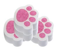 SHOWERORO 4Pcs Cat Claw Cleaning Sponges Set, Non-Scratch Kitchen and Mirror Scrubber, Soft Effective Sponge for Bathroom, Countertop and Glass Surfaces Cleaning