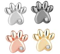 SHOWERORO 4Pcs Cat Claw Silicone Watch Charms Lightweight Portable Watchband Nail Decors for Watchbands Stylish Decorative Accessories Gift