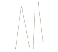 SHOWERORO 4PCS Chimney Cleaning Brush Kit Flexible Rods Multi-Function Dryer Duct Cleaner Fireplace Flue Sweep Tools for Home Use