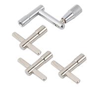 SHOWERORO 4pcs Drum Key Wrench Tuning Keys for Drummers Essential Tools for Quick Drumhead Replacement and Adjustments Lightweight and Continuous Motion Design