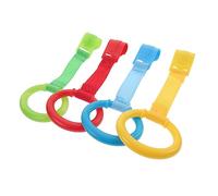 SHOWERORO 4pcs Girl Crib Hanging Assist Tools for Standing Walking Development Boy Girl Supply for Boys and Girls Movement and Confidence Building