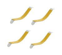 SHOWERORO 4pcs Guitar String Separator Guitar Metal Maintenance Tool for Fretboard Cleaning and String Spreading