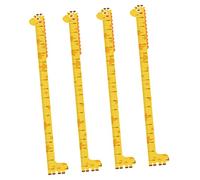 SHOWERORO 4pcs Height Chart Wall Stickers Boys and Girls Growth Chart Decals for Bedroom Decor Boys and Girls