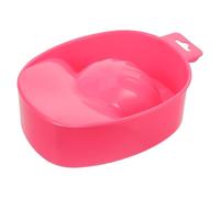 SHOWERORO 4pcs Nail Soaking Bowls Double Layer Plastic Soak Off Container for Finger and Toenail Cuticle Softening Manicure Hand Soak Bowls Essential Nail Art Tool for Home and Salon Use