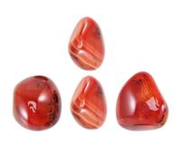 SHOWERORO 4pcs Natural Agate Rough Stone Polished Irregular Stones for Palm Decor Smooth Agate for Crystal Decoration and Reiki Crystals for Healing Random Color