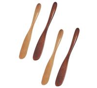 SHOWERORO 4pcs Plastic Facial Mask Scrapers Compact Stirring Scraper Practical Facial Mask Applicator Tools