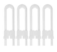 SHOWERORO 4pcs Proof Cabinet Locks for Safety Cupboard Door Locks with Strong Adhesive Abs Material White Added Security for Kitchen Cabinets