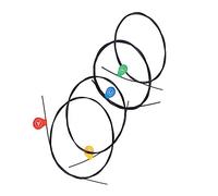 SHOWERORO 4pcs Ukulele Strings a e c Nylon Substitute for Your Instrument Sweet Timbre Brighter Tone