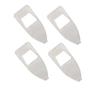 SHOWERORO 4pcs Violin Bow Repair Tip Replacement Metal Bow Fittings for Musicians Violin Instrument Maintenance Repair Accessories