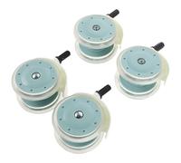 SHOWERORO 4pcs Walker Replacement Wheels Casters, Sturdy Plastic Stroller Wheel Assembly with Universal Fit, Quiet and Wear-Resistant for Walkers and Mobility Aids