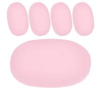 SHOWERORO 5 Pcs Pink Makeup Puff Sponge Pads for Face Wash Soft Facial Cleaning Sponge that Removes Makeup and Dirt Gentle Daily Face Care and Deep Pore Cleansing Random Random Color