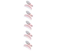 SHOWERORO 5 Sets Newborn Hair Brush Comb Kit Complete Grooming Set Quality Material Static-free Smooth Promotes Circulation Brain Development Gentle on Hair Scratch-free Easy to Use Perfect
