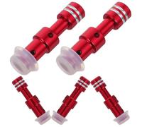 SHOWERORO 5 Sets Red Pressure Cooker Float Valve Seal Rings Steam Valve Replacement Accessories Compatible with Midea Electric Pressure Cookers Parts