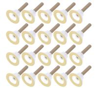 SHOWERORO 50 Sets Moxa Sticks with Base Thickened Moxa Pillars and Extended for Home and Salon Use Portable Smokeless Moxibustion Accessories for Acupuncture Therapy