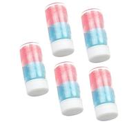 SHOWERORO 5Pcs 30Ml Lash Extension Glue Cleaner Liquid with Precision Tweezers Eyelash Solution for Salon and Personal Beauty Tool Set