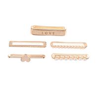 SHOWERORO 5Pcs Decorative Rings for Watch Straps Charms for Bands Unique Ornaments to Personalize Your for Family and Friends