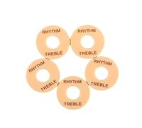 SHOWERORO 5pcs Guitar Toggle Plate Rhythm Treble Washer Ring for Electric Guitar Gn603 Easy Replacement Unique Part Number Label Sturdy Material