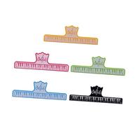 SHOWERORO 5pcs Music Score Clips Holders for Piano Guitar Violin Easy to Carry Book Page Clips for Music Students Reading and Practice