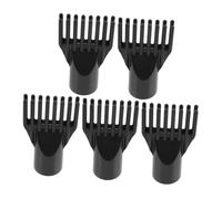 SHOWERORO 5pcs Pet Hair Dryer Concentrator Attachment Nozzles for Quick Drying, Comfortable Abs Material, Suitable for Home and Pet Salon Use, Replacement Blow Dryer Nozzle for Grooming