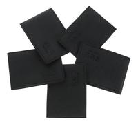 SHOWERORO 5pcs Pu Leather Driving License Holder Card Sleeve, Double-fold Multi-Card Slots Vehicle Registration and Insurance Document Wallet for Car Essentials, Black