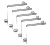 SHOWERORO 5pcs Trekking Pole Tips Stainless Steel for Adjustable Height and Walking Stick Support Accessories for Adults