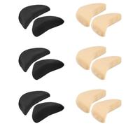 SHOWERORO 6 Pairs Sponge Shoe Pads for Women High Heel Inserts Soft and Washable Shoe Filler Cushions Comfortable Toe Inserts and High Heels