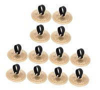 SHOWERORO 6pairs Boy Girl Finger Cymbals Musical Instruments for Boys Girls Easy to Use Dance Accessories for Rhythm and Melody Development