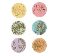 SHOWERORO 6Pcs Aromatherapy Bathing Shower Bomb Sheets 45g Each Jasmine Mint Ocean Rose Scented Steam Pieces for Home Bathroom Relaxation