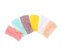 SHOWERORO 6pcs Boy Girl Girl Headbands Cute Bow Elastic Hairbands for Toddlers for Birthdays Christmas and Daily Wear Comfortable and Safe Hair Accessories for Photography