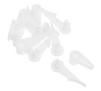 SHOWERORO 6pcs Ceiling Lamp Clips Plastic Buckles for Flush Mount Light Fixtures, White Large Size Light Mounting Brackets for LED Ceiling Lamp Shade Installation