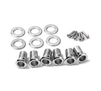 SHOWERORO 6pcs Electric Guitar Tuning Pegs Lr Sealed Machine Heads for String Tuning Chrome Finish Suitable for Acoustic Electric Guitar