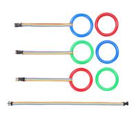 SHOWERORO 6pcs Safety Walking Rope with Handles and Preschool, Sturdy Nylon and Plastic Material, Easy to Store, for Supervision and Preschool Outings