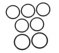 SHOWERORO 7pcs Music Bowl Gasket Rubber Rings for Buddha Singing Sound Bowl Mat for Meditation Usage