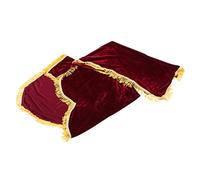 SHOWERORO 88-key Electric Piano Cover Dustproof Sleeve Red Wine 180x80cm Protective Keyboard Case for Electronic Musical Instrument