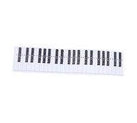 SHOWERORO 88-key Piano Keyboard Practice Paper Chart 1:1 Scale Portable Hand Roll Guide Sheet for Students Piano Keyboard Note and Fingering Aid