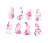 SHOWERORO 8pcs Guzheng Finger Picks Ergonomic Nail Covers for Pain Playing Material for Beginners for Practice Sessions