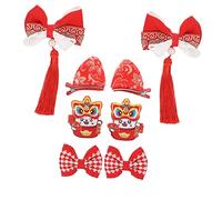 SHOWERORO 8pcs Macrame Hairpin Adorable Bow Clips for Girls Cartoon Pattern Hair Decorations Easy to Carry Accessories for Parties Weddings and Everyday Use