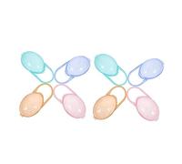 SHOWERORO 8pcs Pacifier Storage Box for Portable Pacifier Holder Case Pack for Diaper Bag Use Convenient Storage