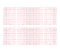 SHOWERORO 8pcs Pink Plastic Pet Bunny Cage Foot Cushions with Drainage and Scratch Prevention for Bathroom and Cage Use