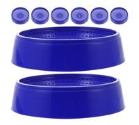 SHOWERORO 8Pcs Plastic Bird Breeding Bowls Stable Base Pigeon Nesting Bowls for Doves and Pigeon Rearing in Aviaries