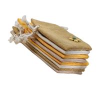 SHOWERORO 8pcs Refillable Lavender Sachets Bags with Drawstring Breathable Muslin Packing Bags for Wardrobe Scented Storage Multi Color Small and Medium Empty Fragrance Pouches for Home and