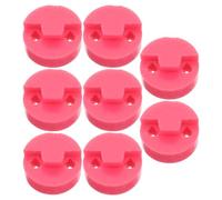 SHOWERORO 8Pcs Rubber Violin Practice Mutes Set Round Soft Silicone Violin Dampeners for Quiet Home Practice Noise Reduction Accessories for Orchestra and Training