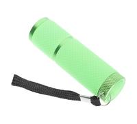 SHOWERORO 9led UV Flashlight Green for Nail Gel Curing and Jade Testing, Portable Manicure Lamp Tool with Practical UV Light for Money Identification and Nail Art Drying