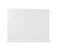 SHOWERORO Acrylic Kitchen Sink Splash Guard Counter Edge Protector with Adhesive Anti-Splash Barrier for Bathroom Home Hotel Dorm Warp-Resistant Water Splatter Shield