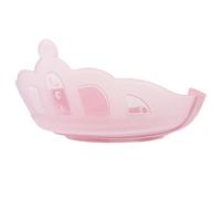 SHOWERORO Adjustable Shower Cap with Crown Design Bath Visor for Protecting Eyes and Ears Comfortable Hair Washing Hat for Boy Girl Portable Bathing Accessory