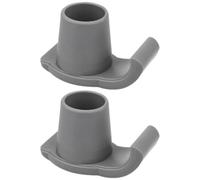 SHOWERORO Anti-Skid Walker Glides Sliders Pair Gray Small Walker Accessories Ski Pads for Mobility Aids for Improved Stability and Smooth Movement