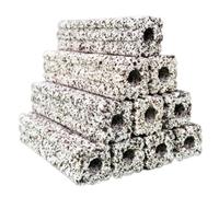SHOWERORO Aquarium Filter Media and Maintains Water Quality Made of Minerals 10pcs Absorbs Unwanted Substances for Fish Tank Suitable for Pond and Aquarium Filtration Systems