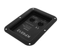 SHOWERORO Audio Accessories Sound Bar Car Speaker Speakers Speaker Cable Connector Speaker Supplies Speaker Part Loudspeaker Wall Plate Terminal Wire Cup Speaker Terminal Plate Iron Black